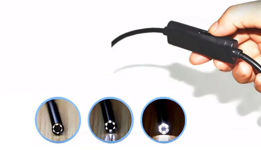 5,5 мм 3,5 м Водонепроницаемый Android модуль камеры эндоскопа 6LED OTG USB бороскоп Инспекционная камера Подводная Рыбалка для Windows PC