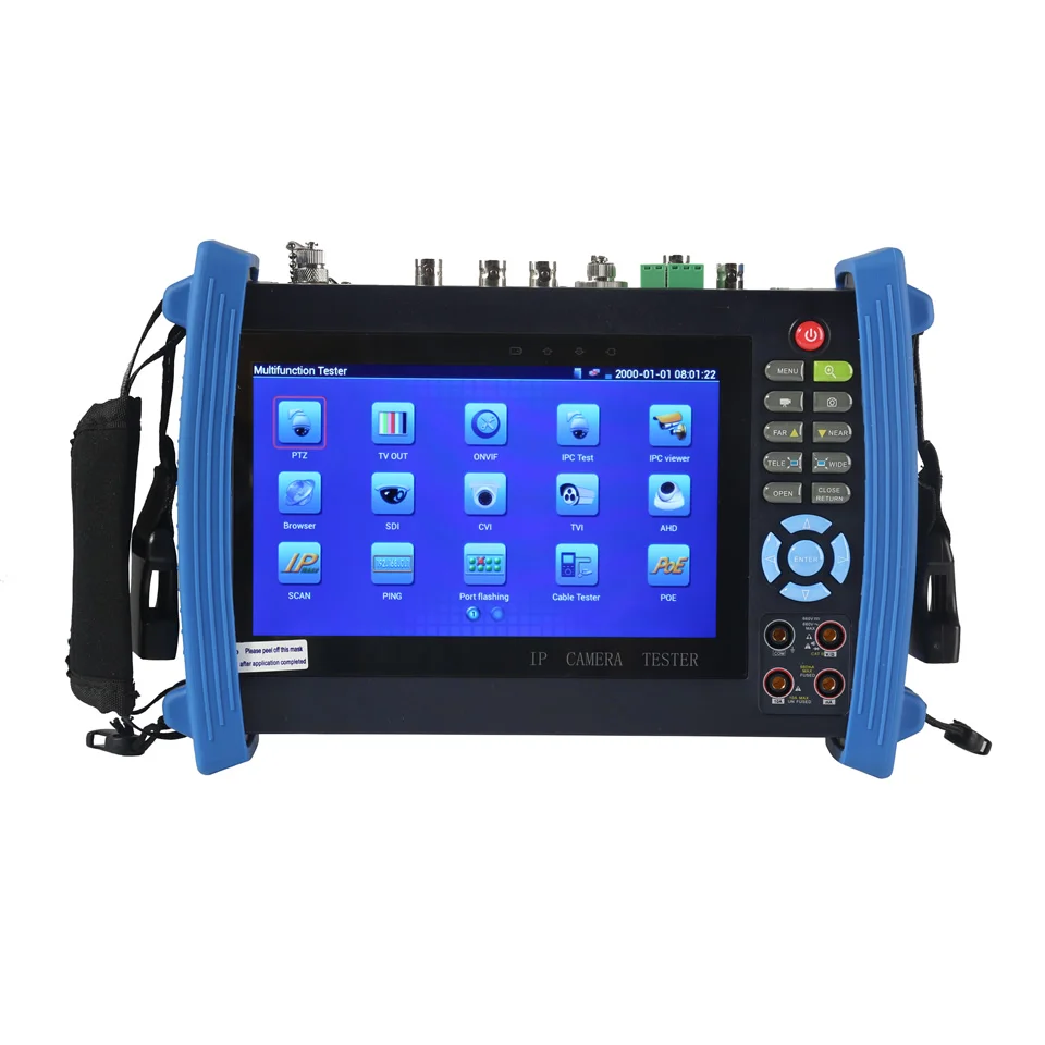 Wsdcam 8600 Серия 7 дюймов ip-камера тест er монитор CCTV Тест er Anolog тест 1080P POE ONVIF 4K H.265 HDMI In& Out RJ45 TDR