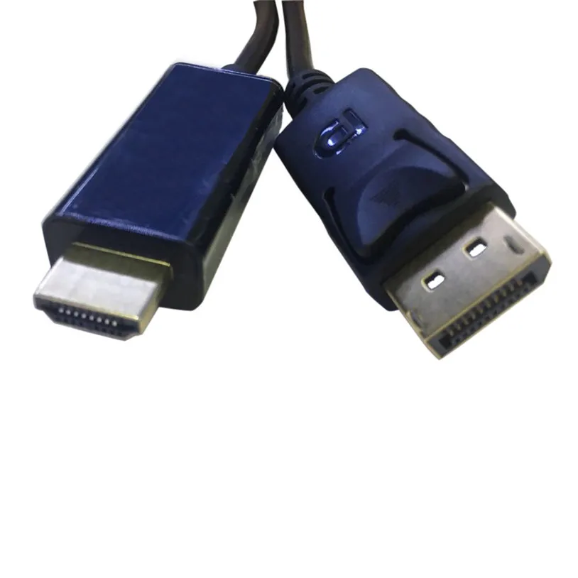 1 8 M Displayport Порт Кабель DP HDMI мужчина к мужчине Full HD высокая скорость Feb 7 Прямая