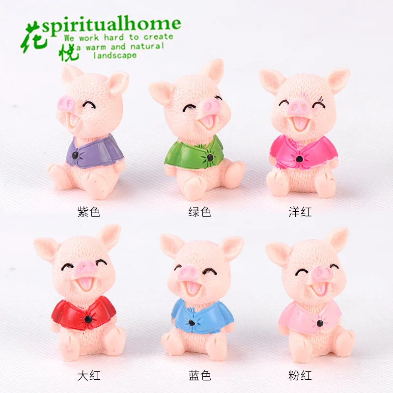 1 шт. миниатюрный брелок для ключей в виде поросенка|Статуэтки и миниатюры| |