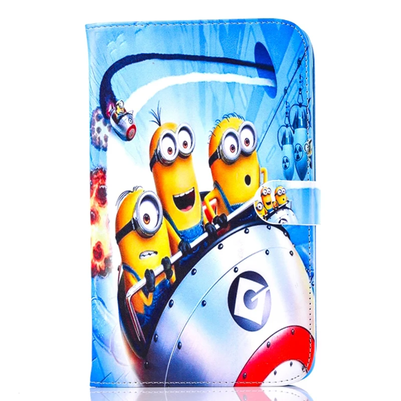 Чехол для samsung Galaxy Tab 4 7 0 SM T230 T231 T235 прекрасный мультфильм Миньоны модели