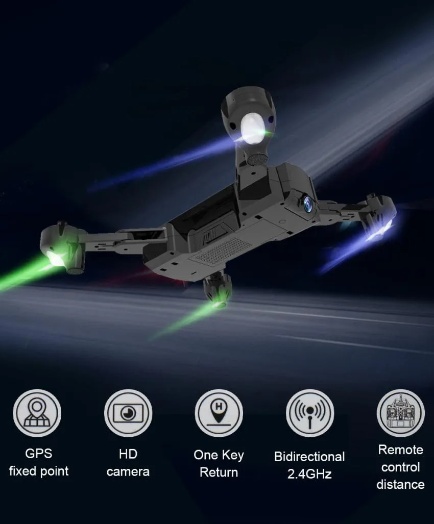 SG900 RC складной Квадрокоптер 2 4 ГГц 720 P/1080 P Full HD камера WIFI FPV GPS с фиксированной