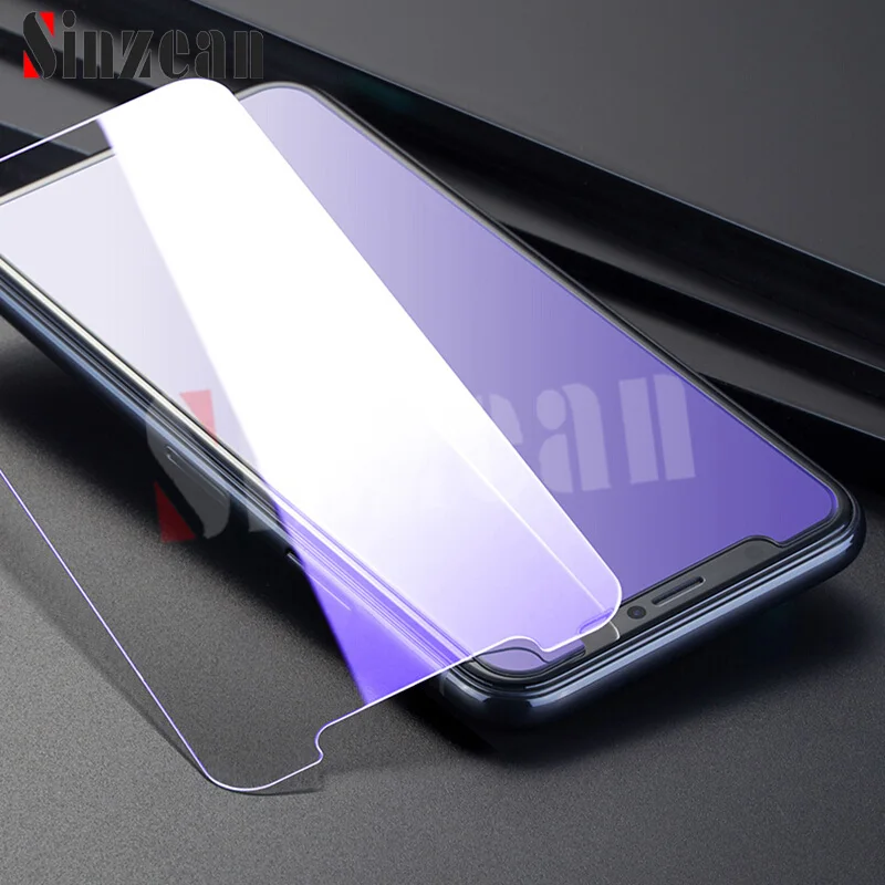 Sinzean 100 шт. для Samsung A8 2018 Anti blue ray закаленное стекло Galaxy Plus Защитная пленка экрана в
