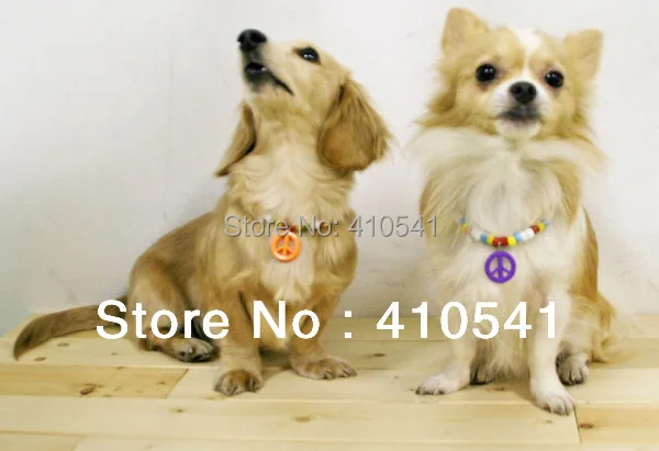 

HOT Sale Wholesale Free Shipping Mix Color Pearls Dog or Cat Necklace Size L/M/S Pet Collar pet leads