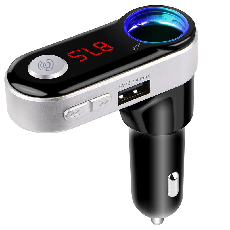 2017 Bluetooth гарнитура для авто MP3 плеера 5 В 2.1a громкой связи множество fm-передатчик USB