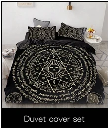 3D Duvet Cover Set Queen/King/Europe/Custom,luxury Bedding Set,Quilt/Blanket Cover Set,Bedclothes retro octagonal star,drop ship