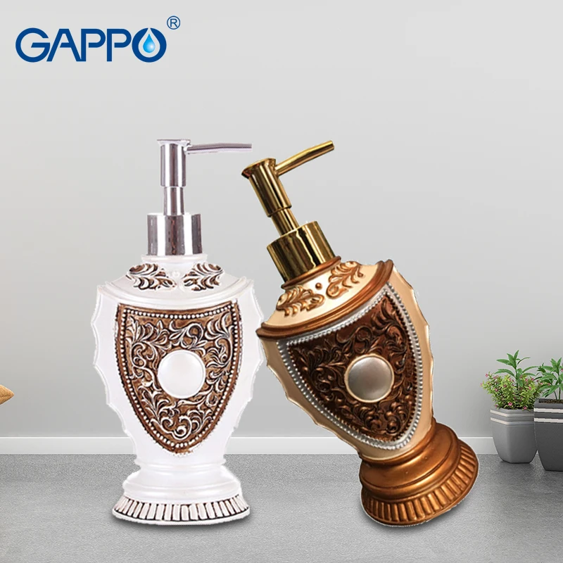GAPPO дозаторы жидкого мыла для ванной комнаты из смолы импортные бутылки
