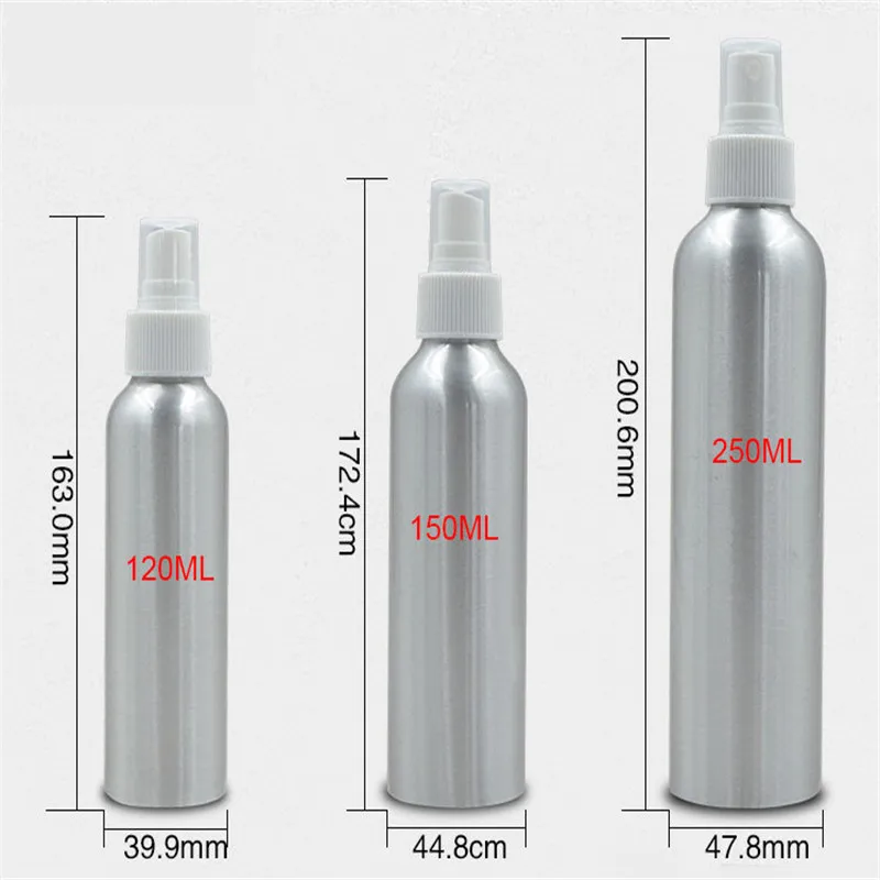 120 мл портативная дорожная бутылка для распыления духов алюминиевый спрей