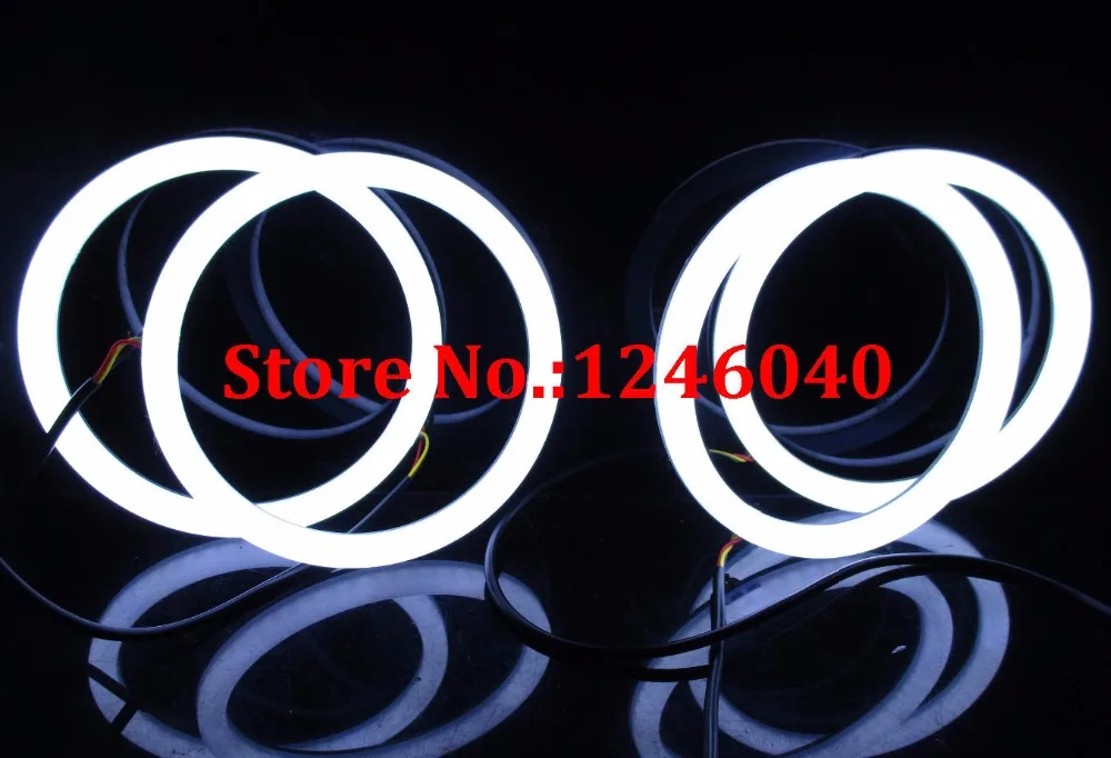 Комплект светодиодных кольцевых огней ангельские глаза 2 шт. двухцветные белые и