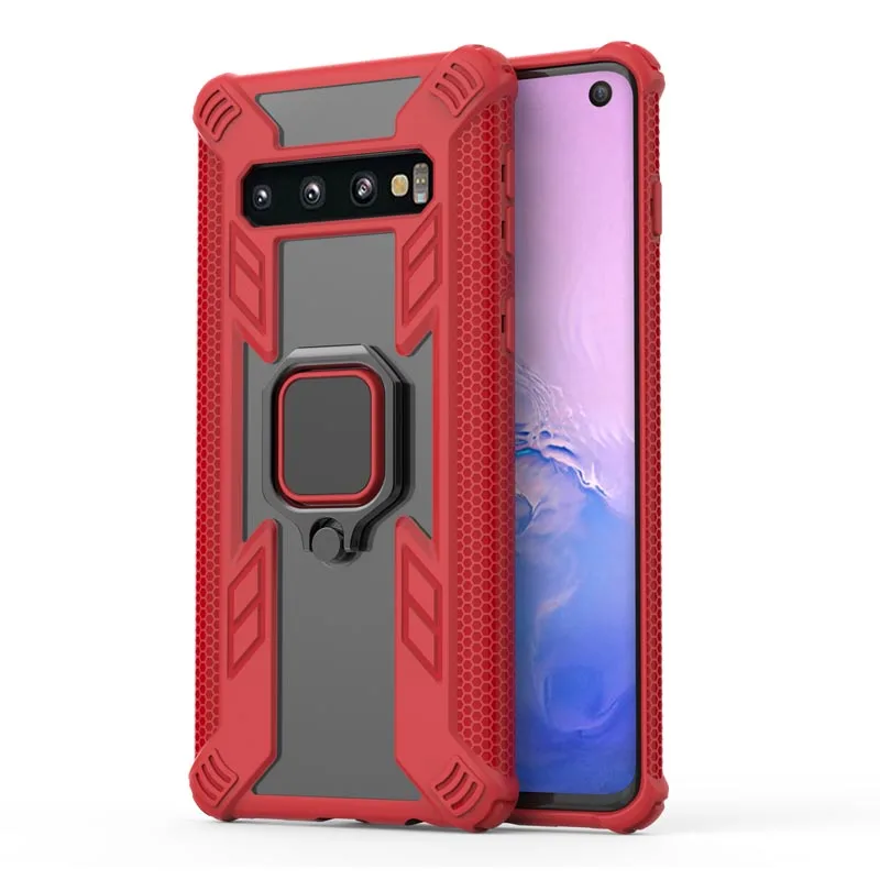 Противоударный армированный чехол для телефона с подставкой Samsung Galaxy S10 GalaxyS10