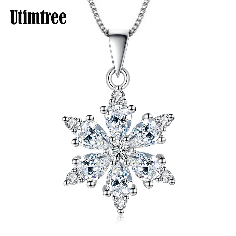 Трендовое ожерелье высокого качества из стерлингового серебра 925 пробы