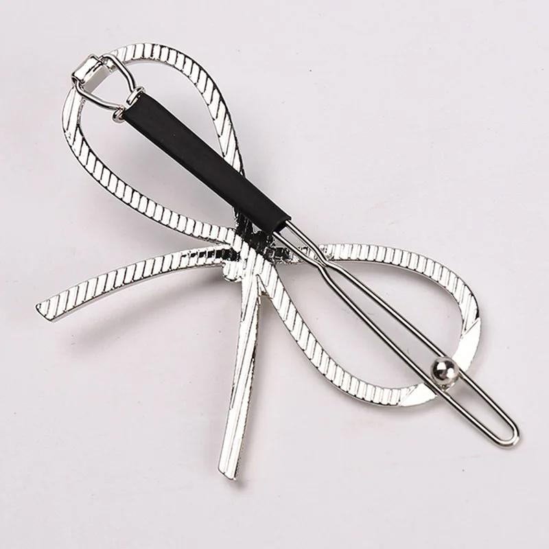 New Vintage Hairpins Metal Bow Knot Hair Barrettes Girls Women Accessories Hairgrips Brand Holder Clip |