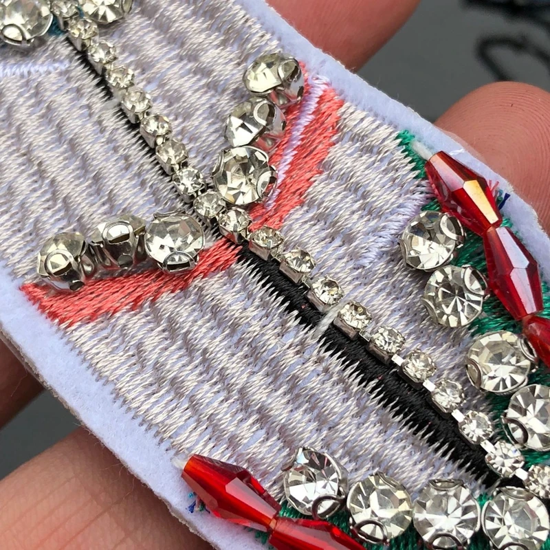 Модные ручные гвозди из бисера насекомые патч мешок одежды Ювелирные изделия DIY