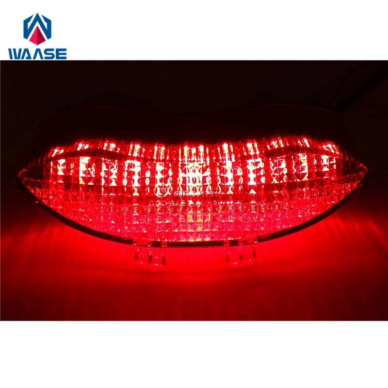 Waase задний фонарь задний тормоз встроенные Сигналы поворота Led Свет Прозрачный для 2008 2009 2010-2012 TRIUMPH speed Street Triple R