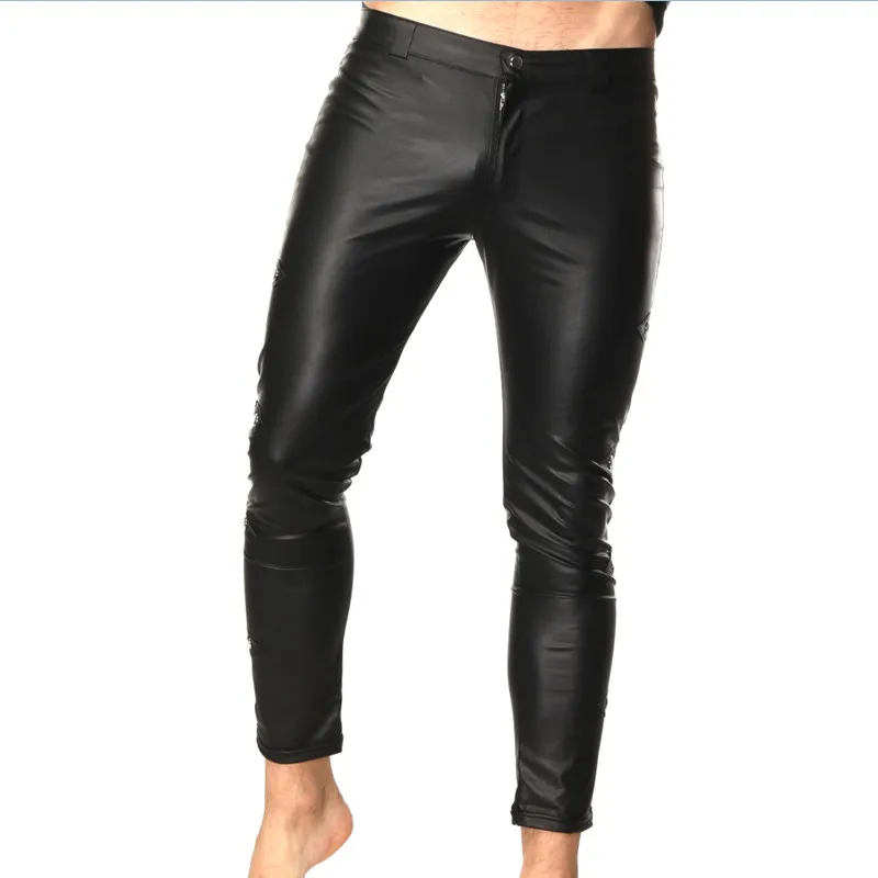 pants Человек латекс секс Эротические комбинации Горячая гей мужские сексуальное женское белье ночной клуб бар этап униформы 2 предмета Большие размеры - Цвет: pants