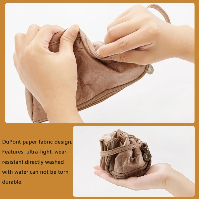 Большая емкость Kawaii пенал ультра легкий DuPont бумажный Макарон для детей большой