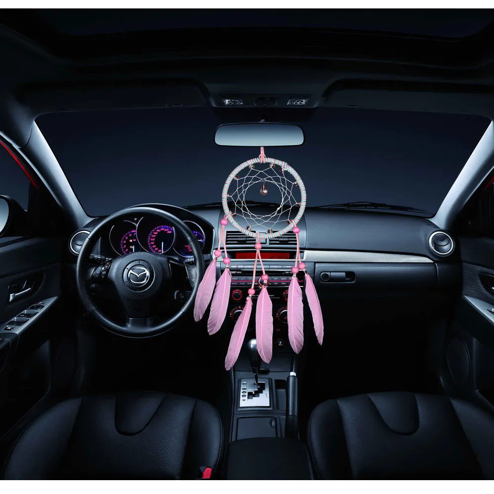 Розовые милые хрустальные украшения для дома оригинальные подарки