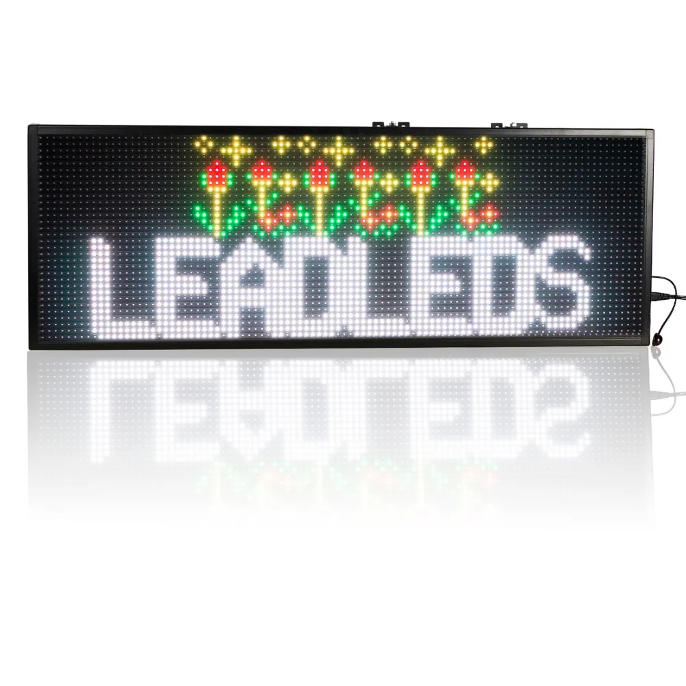 104x40x9 см P10 наружная светодиодная вывеска полноцветная лампа для редактирования