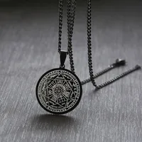 Ожерелье Seven Archangels Seal Talisman Angel Jewelry Magic оккультная Подвеска из нержавеющей стали
