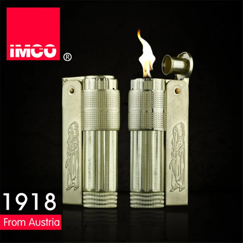 West Chief Классическая Подлинная IMCO бензиновая зажигалка, обычная зажигалка, оригинальная медная масляная бензиновая Зажигалка для сигарет, газовая зажигалка для сигар, чистая медь - Цвет: West Chief
