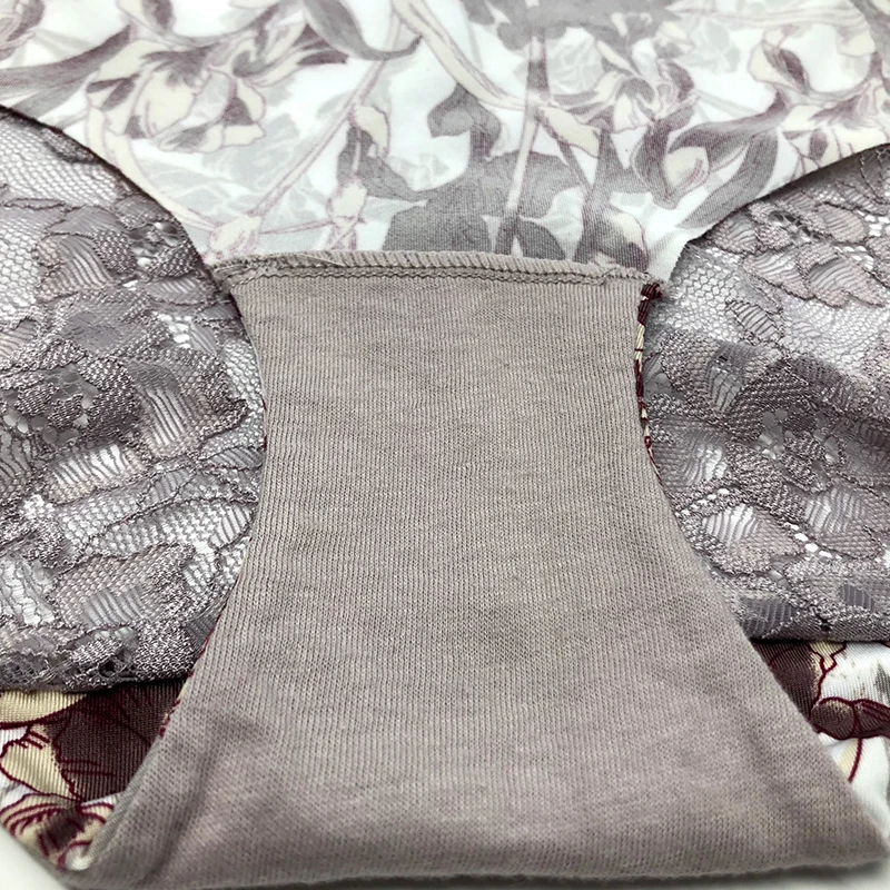 Трусики COLORIENTED женские пикантные Цветочные бесшовные кружевные мягкие удобные