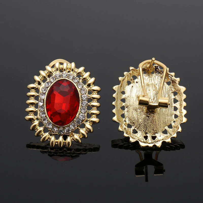 Модные Дубай золотые Ювелирные наборы для женщин Африканское свадебное ожерелье