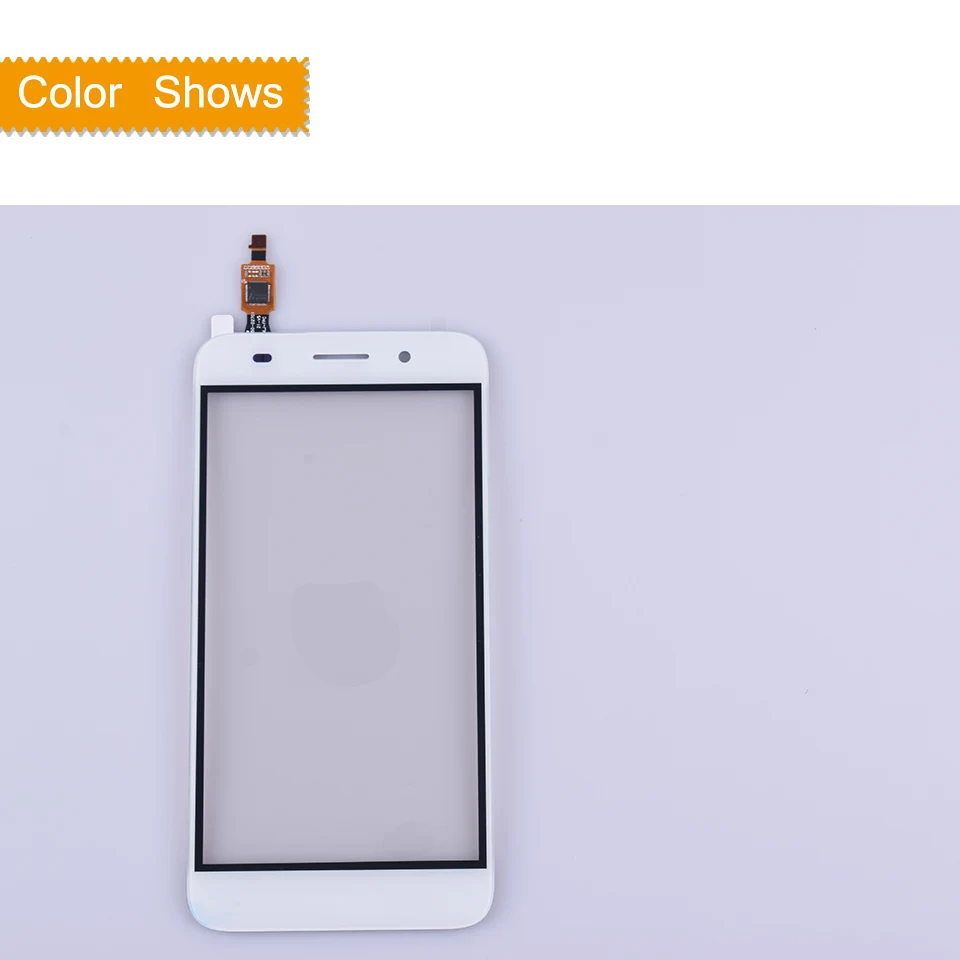 Для huawei Y3 сенсорный CRO-U00 CRO-L02 CRO-L22 Сенсорный экран сенсорный Панель Сенсор окрашенные запасные части для Стекло Внешний Объектив Сенсорный Экран - Цвет: white no gift