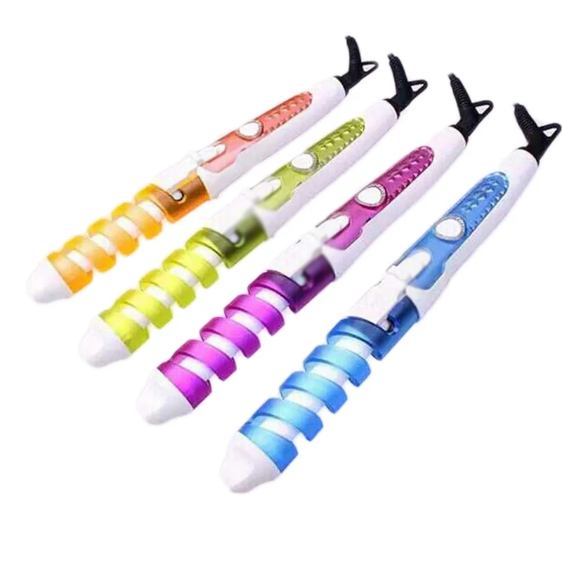 2017 пластиковые бигуди для волос спиральные электрические инструменты укладки