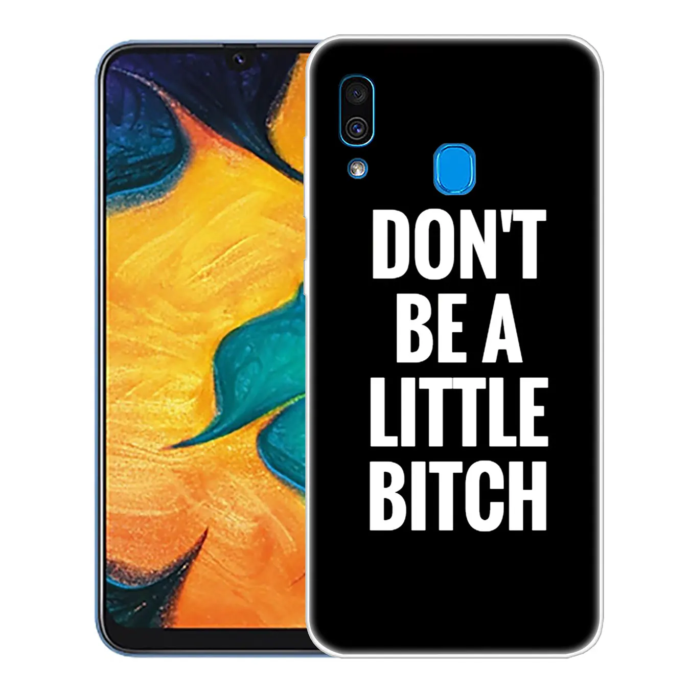 Жесткий чехол для телефона Lavaza Bitch Don't touch my phone Samsung Galaxy A70 A60 A50 A40 A30 A20 A10 M10 M20 M30 M40