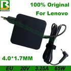 EU 20V 3.25A 65W 4,0*1,7mm AC адаптер для ноутбука Lenovo B50-10 IdeaPad 120s-14 100-14 100-15 Yoga 510-14 710-13 Air 12 13 15