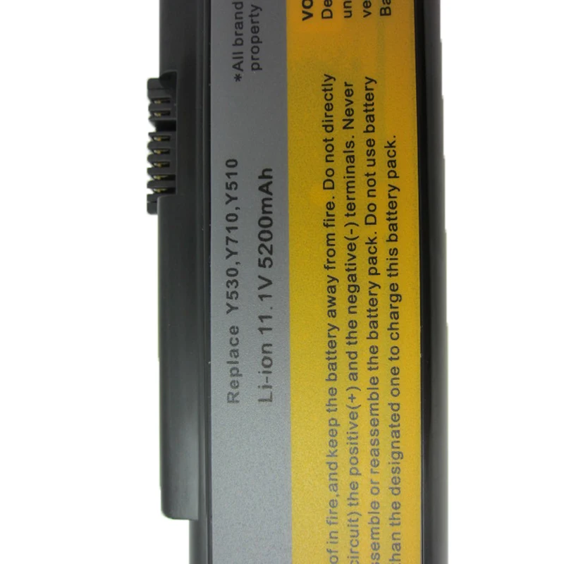 HSW 5200 мАч аккумулятор для lenovo Y500 Y510 7758 7761 V550 Y530 Y710 Y730 Y730a Y530a Y510a 4053 4054|laptop battery for