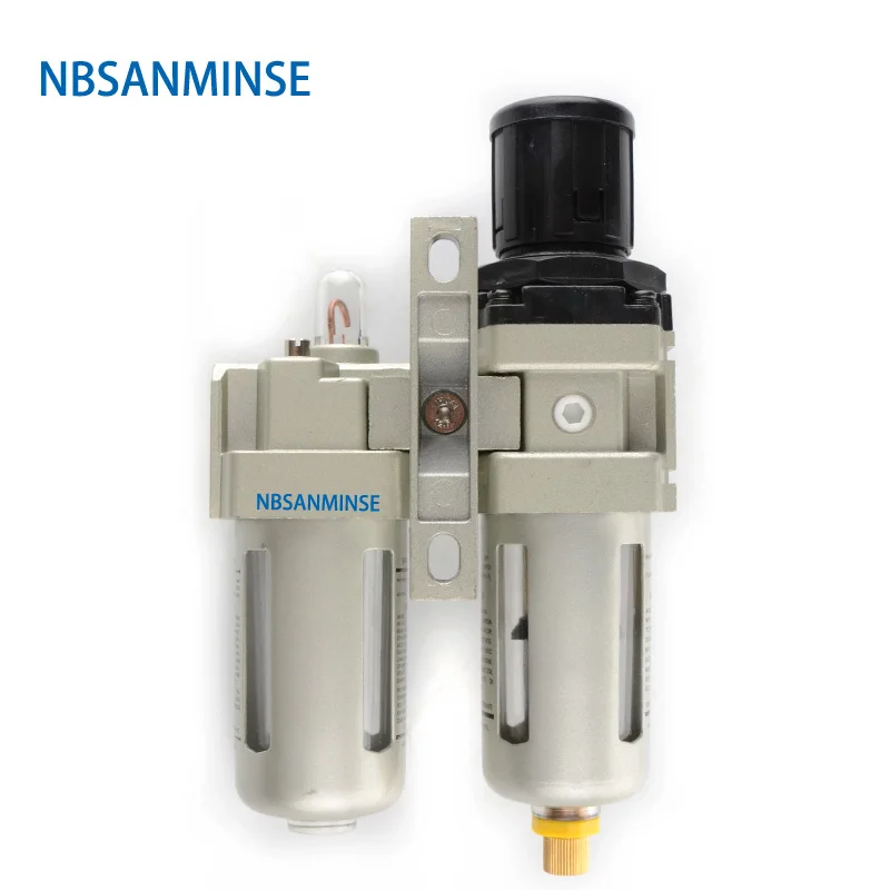 NBSANMINSE Воздушный Компрессор AC 2010 1/8 1/4 3/8 1/2 3/4 1 масла регулятор водоотделитель Ловушка фильтр-Аэрограф пневматический Компоненты