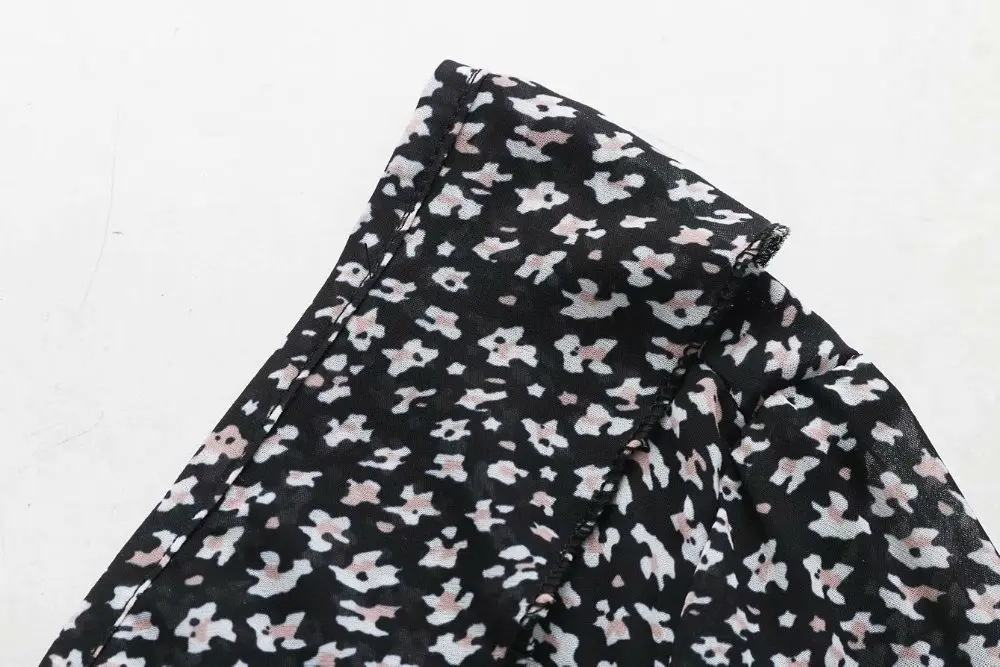 2019 za women's one pieces FORAL printed jumpsuit ruffles jumpsuits &amp rompers female capris overalls catsuit shorts | Женская