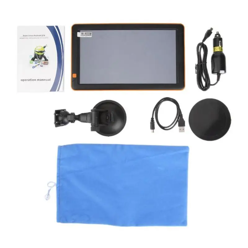 9 дюймов Автомобильный gps навигатор Bluetooth WiFi Android FM ночное видение AV IN 512 М+ 16 г Nav грузовик gps навигаторы автомобильный автомобиль gps