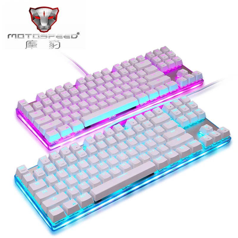 Оригинальная механическая клавиатура Motospeed K87S NKRO RGB подсветка 9 видов тем крутая
