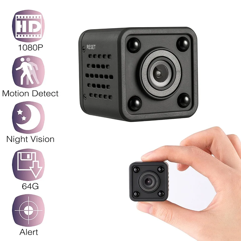 Мини Wi Fi камера 1080P HD с дистанционным воспроизведением видео маленькая микро