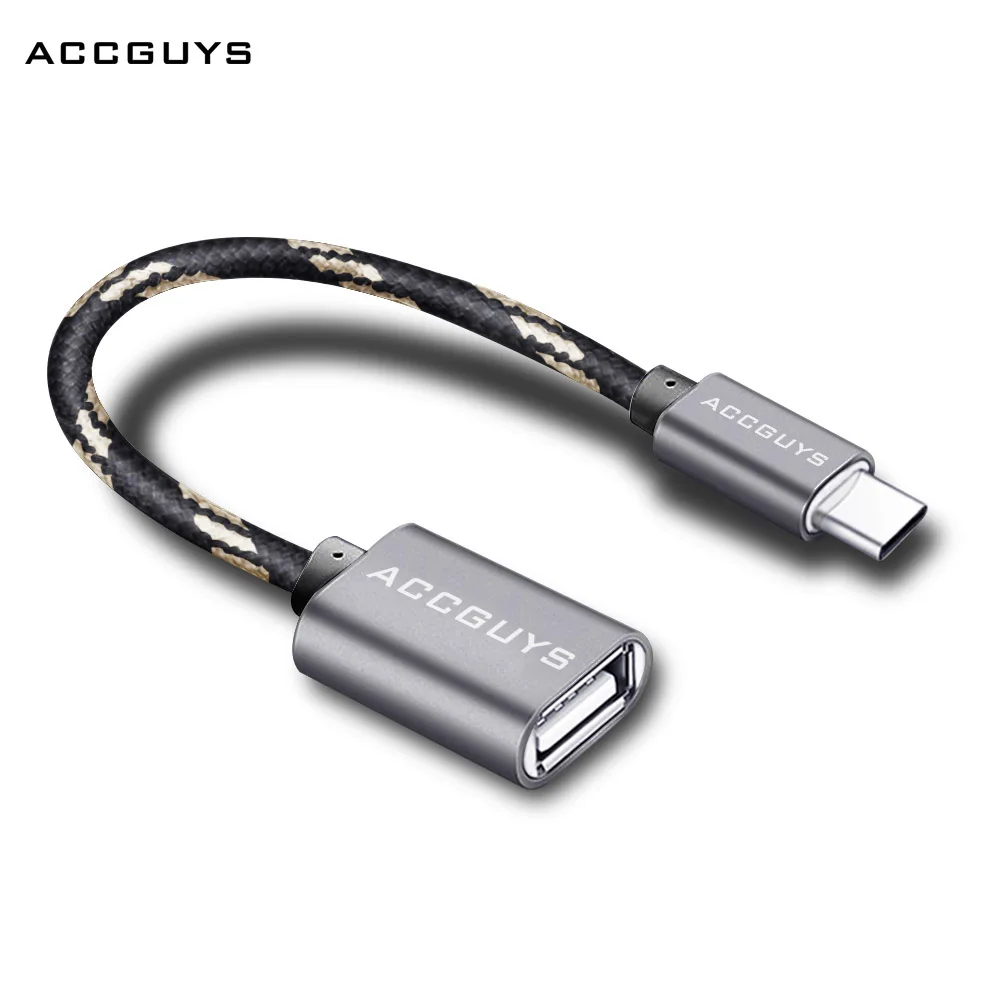 ACCGUYS Тип usb C до USB адаптера OTG для спортивной камеры Xiao mi5 Nexus 5X6 P OTG Тип-c Зарядное устройство кабель для передачи данных для Macbook Google Кабель с разъемом usb-c