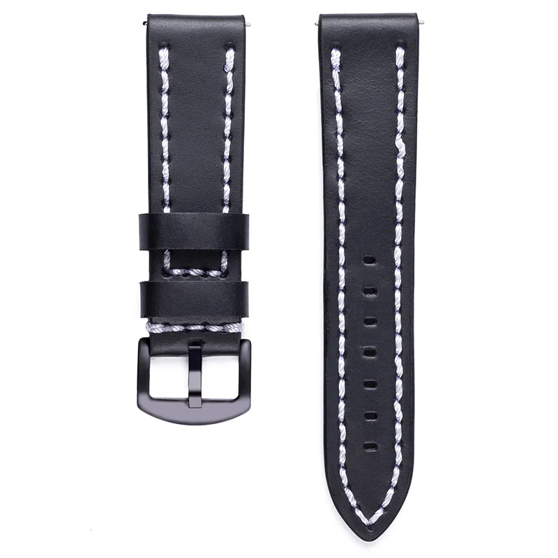 

Laforuta Gear S3 Frontier Strap For Samsung Galaxy Watch 46mm S 3 Slassic 22mm Leather Band Wrist Bracelet Retro Vintage Belt