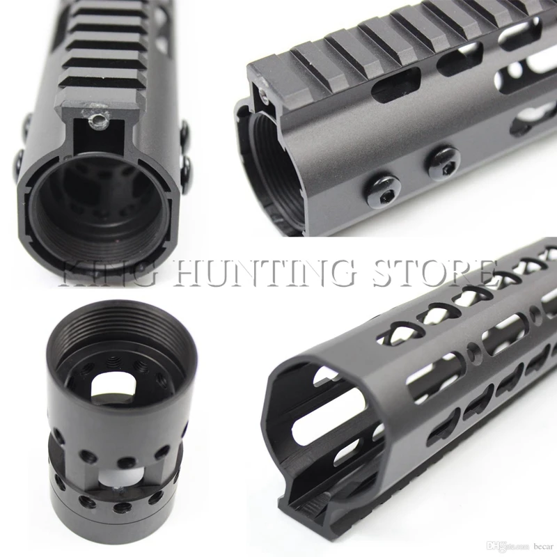 Черный матовый " 9" 1" 12" 13," 15" дюймов Handguard RIS Rail Airsoft M4 AR1 Keymod. 223/5. 56 Picatinny Quad Rail