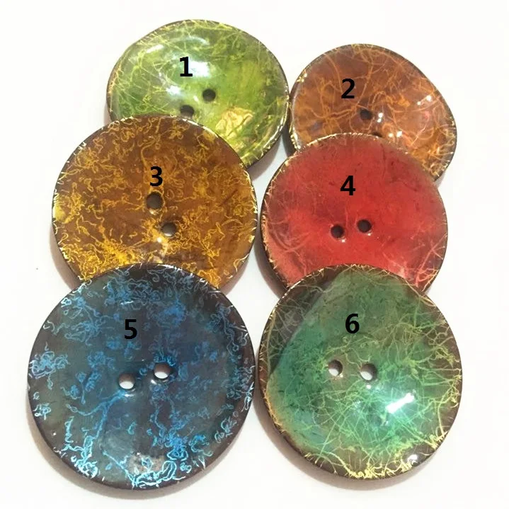 1 шт. декоративные пуговицы с двумя отверстиями 63 мм | Дом и сад