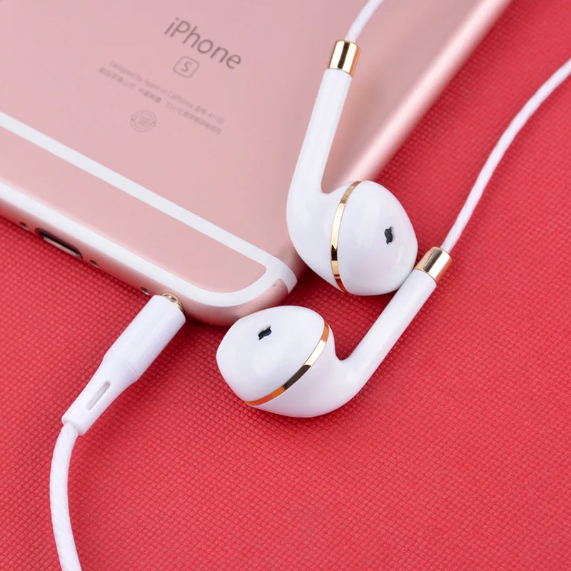 Новые наушники вкладыши для iphone 5s 6s 5 xiaomi bass гарнитура стереонаушники Samsung sony