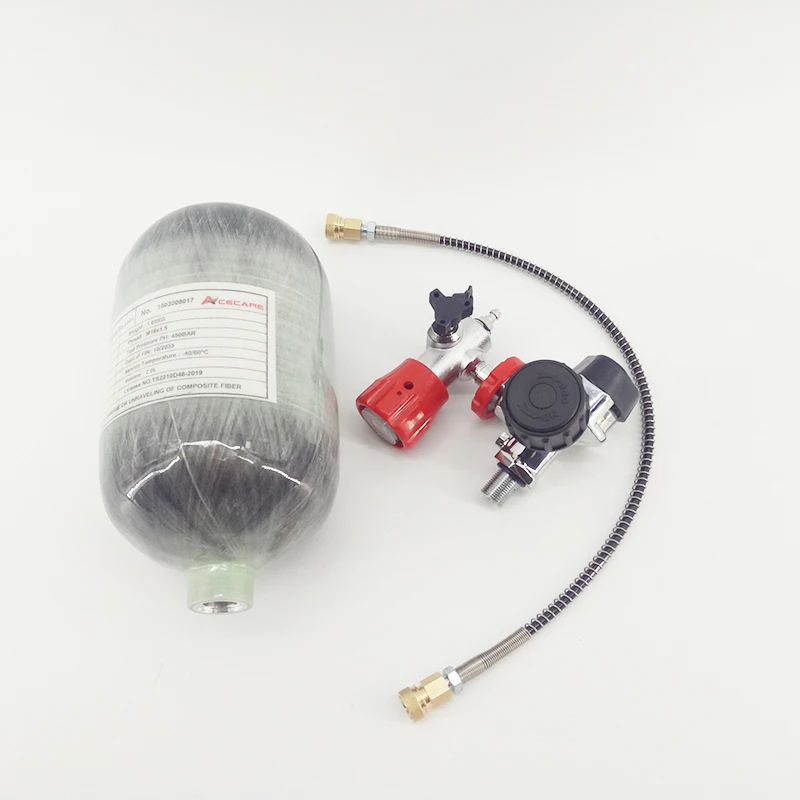 AC520211 Тактический 2L 300BAR сжатого воздуха Пейнтбол Бак гПа PCP цилиндра M18 * 1 5 Охота
