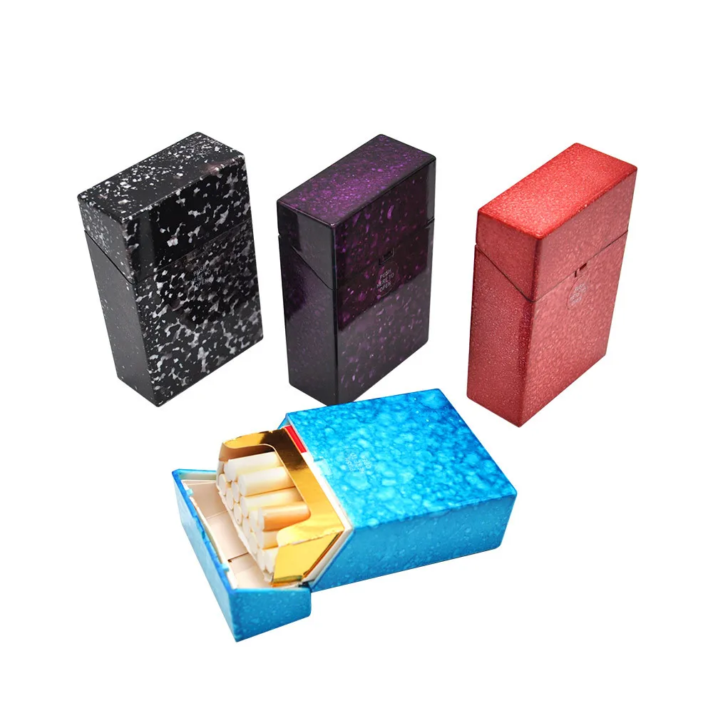 

Portable 95mm Box Starry pattern Cover Plastic Cigarette Case smoking articles Cigarette accessories