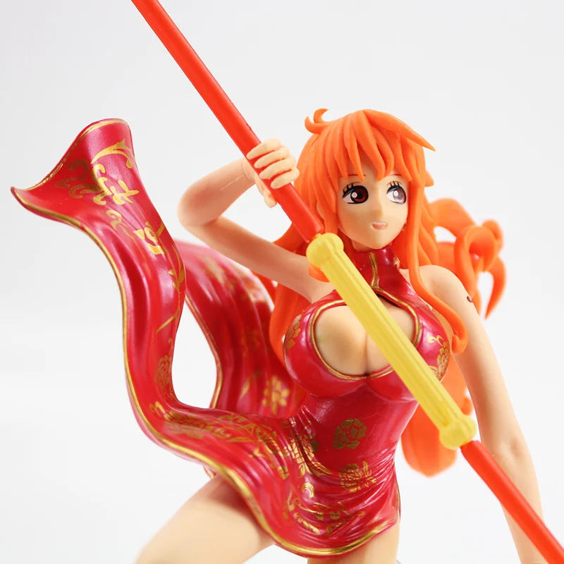 18 см фигурки японского аниме Nami Cheongsam Battle Ver. Экшн фигурка из ПВХ игрушечные