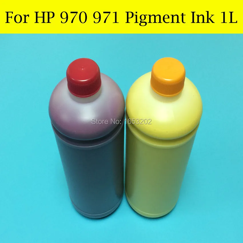 4 шт./лот Пигментные чернила заправка комплект для HP 970 971 картридж Officejet x451dn x451dw