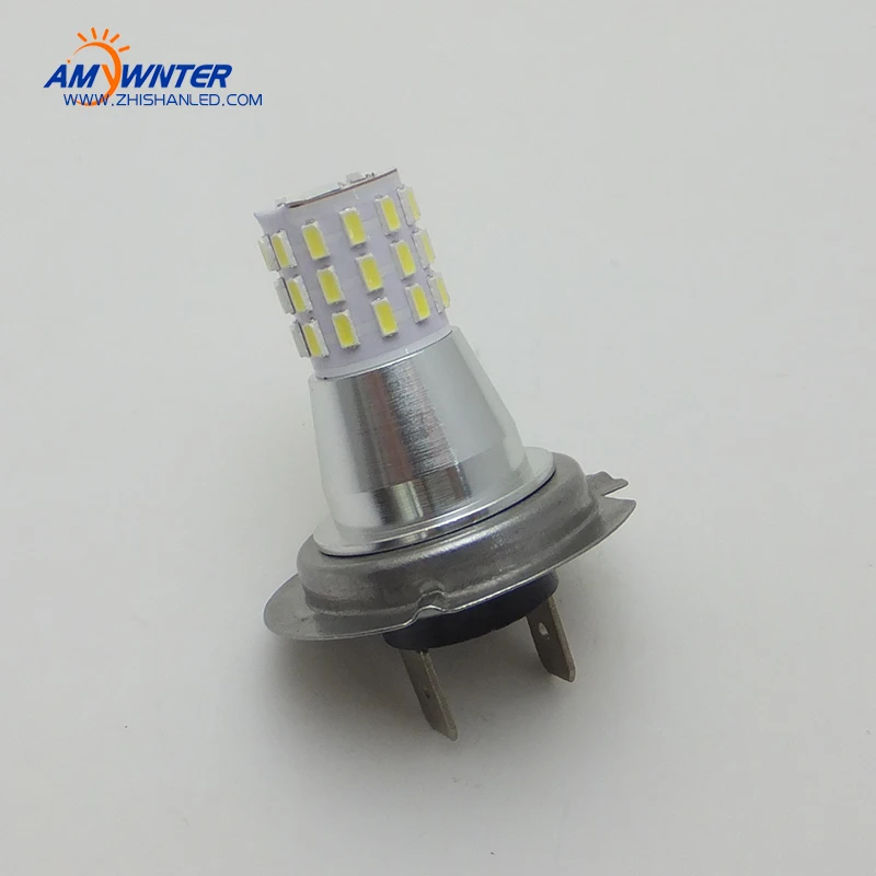 Фары H7 с светодиодной лампой для тумана Big Promotion, SMD 39 3014, светодиодный задний сигнал, лампочки для автомобильных фар, лампа 10-30 В постоянного тока, 4 штуки.