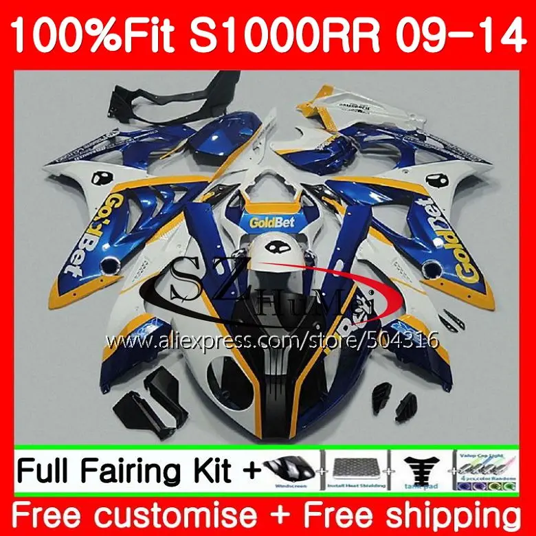 

Синий белый инъекции для BMW S1000R S1000RR 09 10 11 12 13 14 90SH2 S 1000 RR S1000 RR 2009 2010 2011 2012 2013 2014 обтекатели