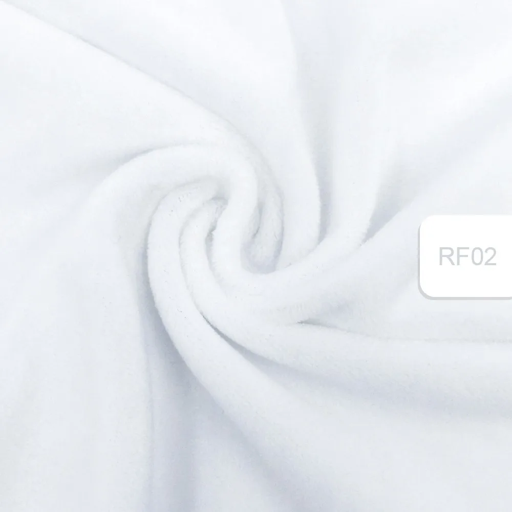 RF02 1,5 мм ворс Длина 45x50 см мягкая плюшевая ткань ручной работы DIY кукла Зимняя одежда Толщина флис печать Minky ткань 40 Цвета выбрано - Color: RF02