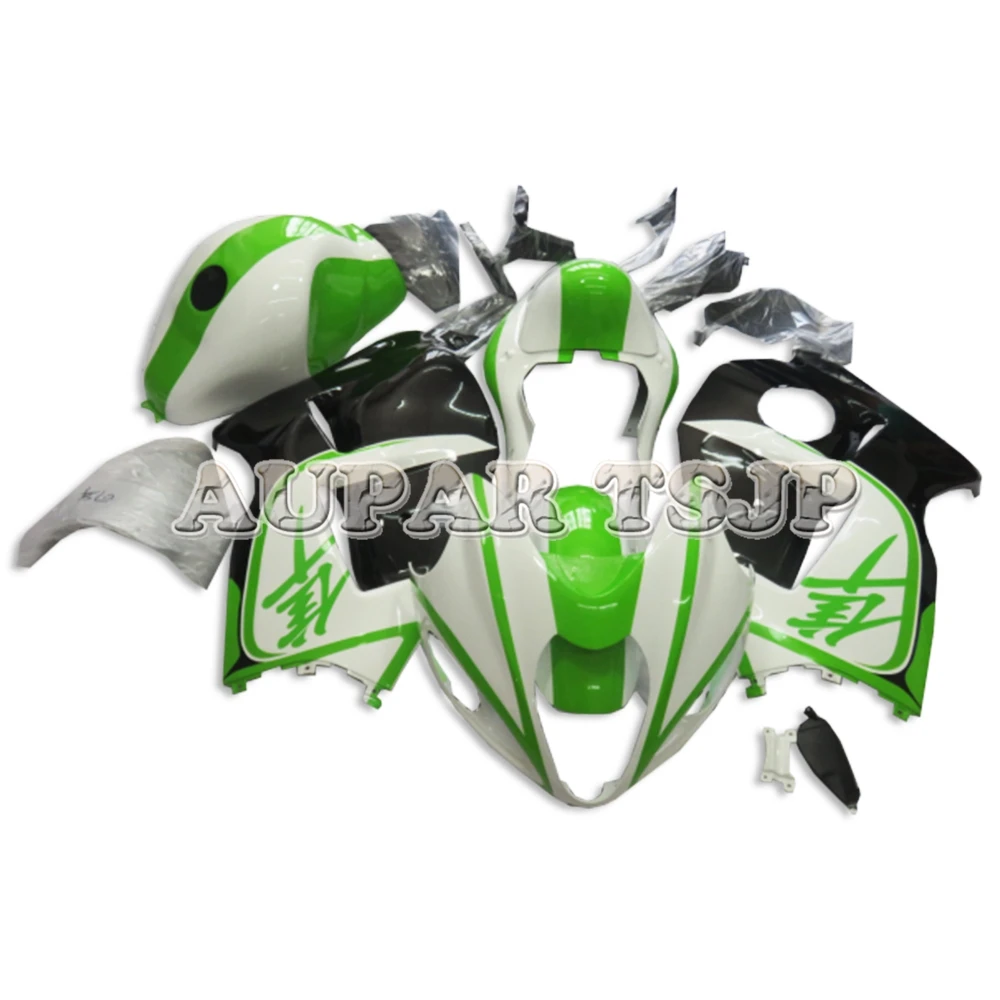 

Green White Fairings Motorcycle Cowlings For Suzuki GSXR1300 Hayabusa Generation ONE 1997 98 99 00 01 02 03 04 05 06 2007 Hulls