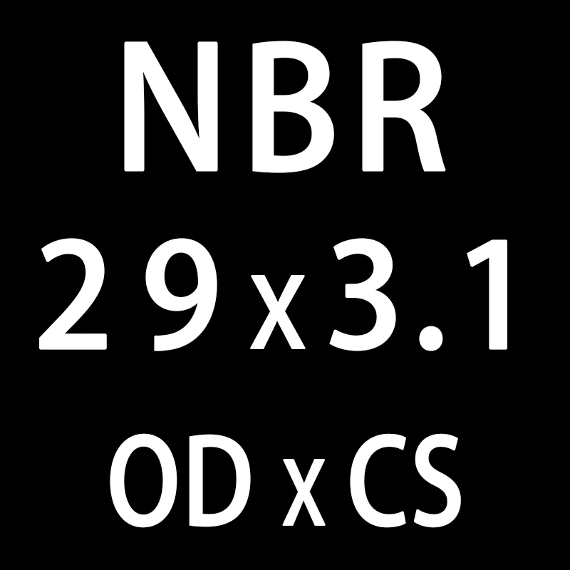 20 шт./лот резиновым кольцом NBR пломбирование уплотнительное кольцо 3,1 мм Толщина OD21/22/23/24/25/26/27/28/29/30 мм уплотнительное кольцо нитрил прокладка кольцо украшенное нефтью - Цвет: OD29mm